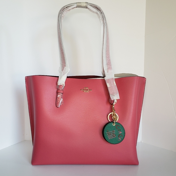 COACH | Mirror Bag Charm with Diary Embroidery Green - Picture 2 of 11